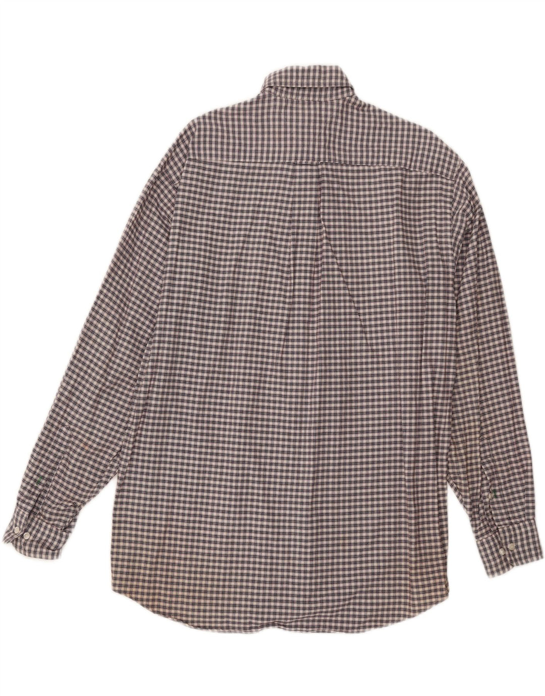 TOMMY HILFIGER Mens Shirt Size 15 1/2 34/35 Medium Brown Check Cotton Vintage Tommy Hilfiger and Second-Hand Tommy Hilfiger from Messina Hembry 