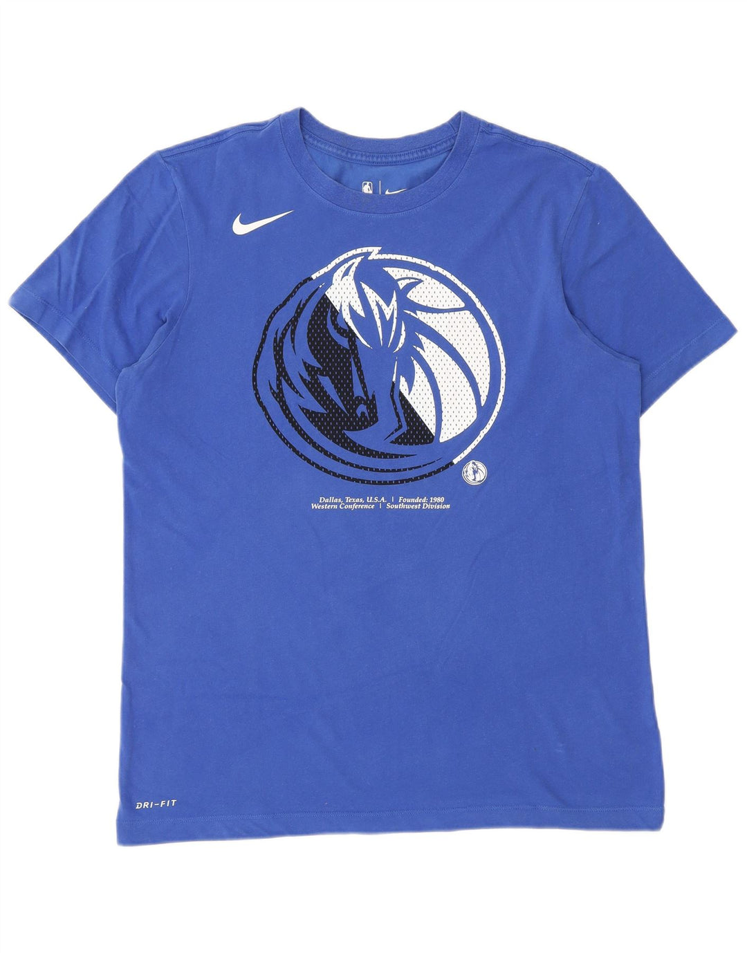 Ανδρικό μπλουζάκι NIKE Dallas Mavericks Graphic T-Shirt Top Medium Blue