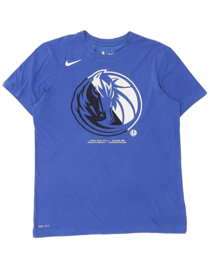 Ανδρικό μπλουζάκι NIKE Dallas Mavericks Graphic T-Shirt Top Medium Blue
