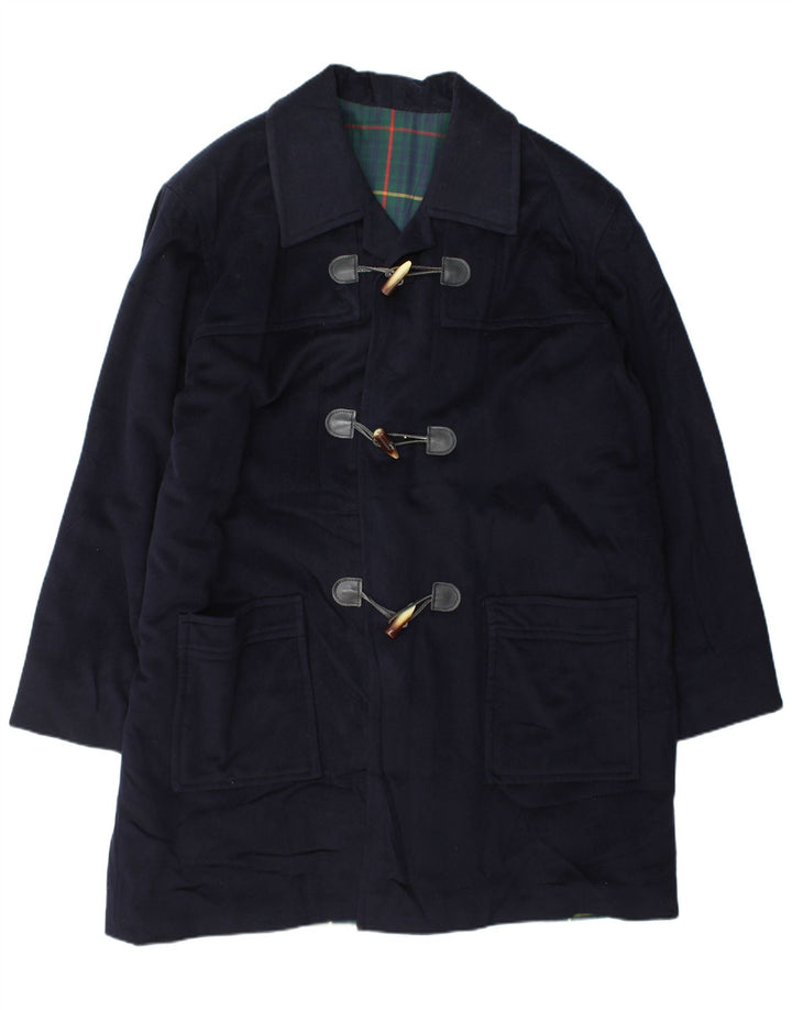 Vintage Ανδρικό παλτό Duffle UK 44 2XL Navy Blue
