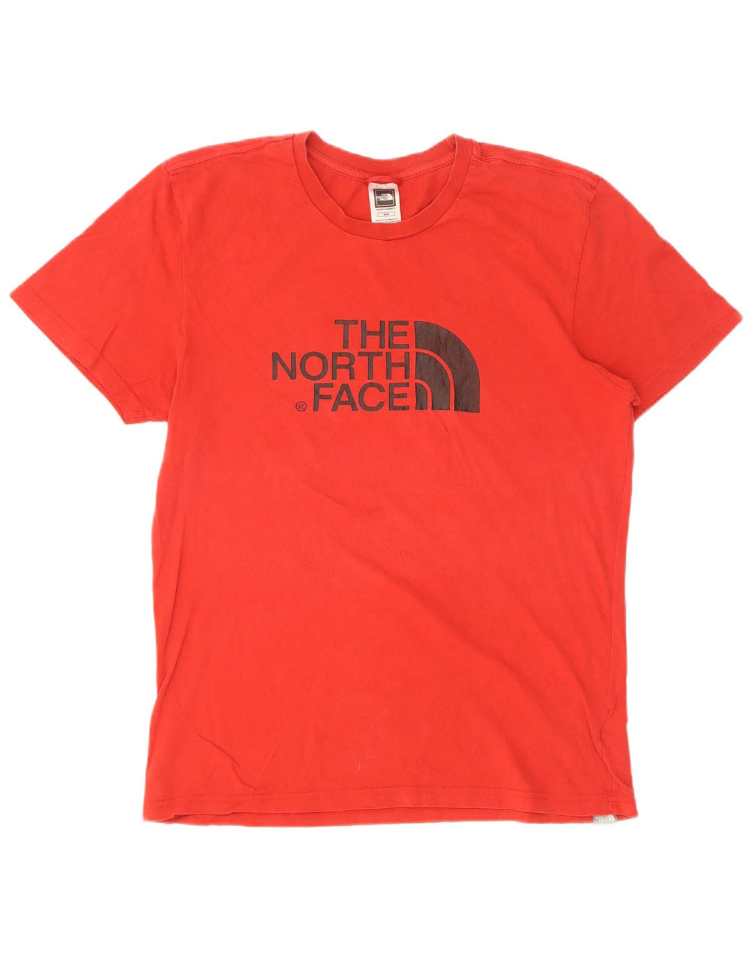 Ανδρικό γραφικό T-Shirt North Face Top μεσαίο κόκκινο βαμβακερό