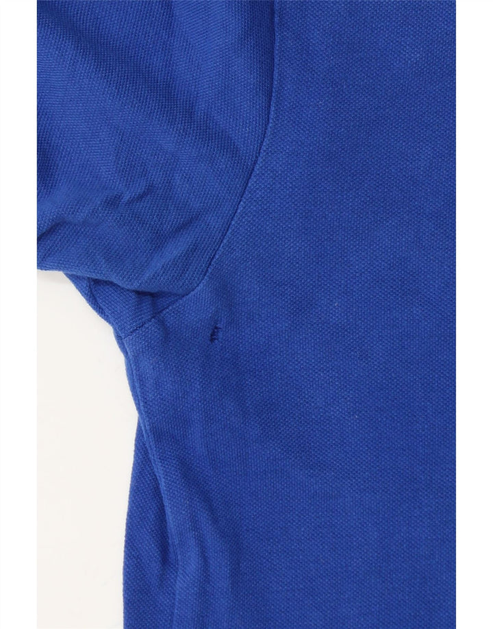 ZARA Mens Polo Shirt Medium Blue Vintage Zara and Second-Hand Zara from Messina Hembry 