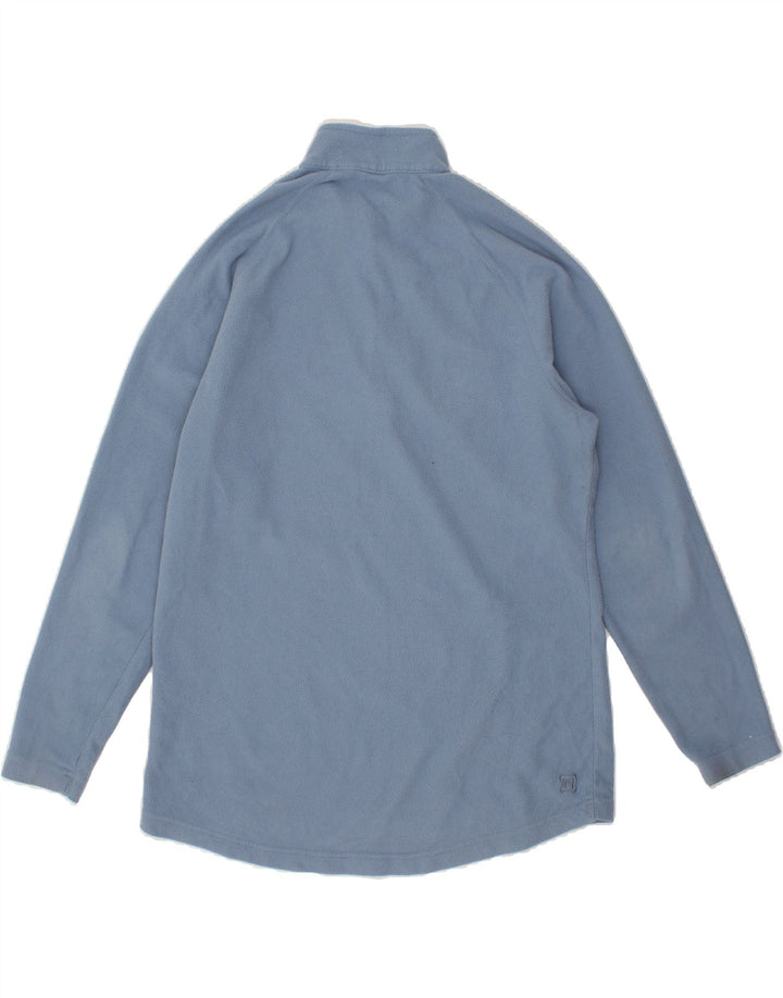 ROHAN Womens Zip Neck Fleece Jumper UK 16 Large Blue Polyester Vintage Rohan and Second-Hand Rohan from Messina Hembry 