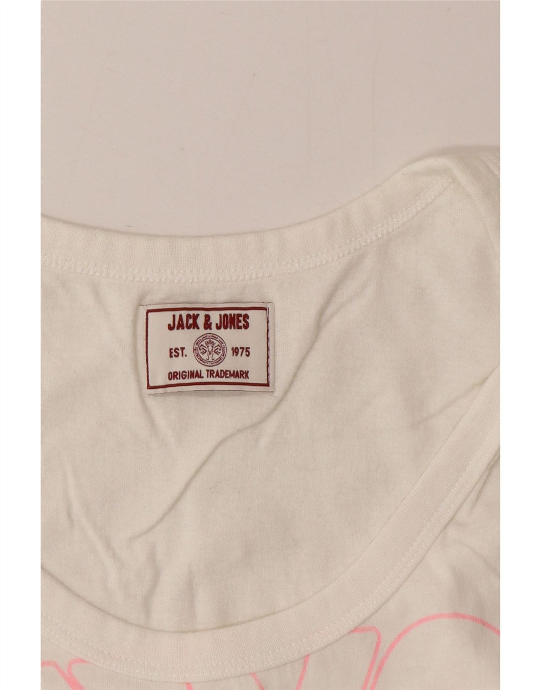 Jack & Jones Ανδρικό γιλέκο γραφικό τοπ Μικρό λευκό