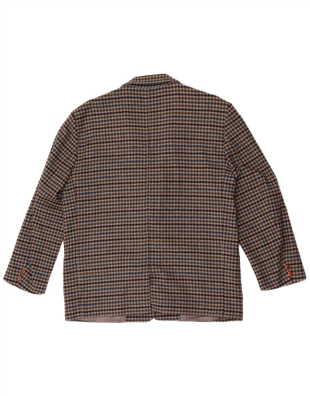Vintage γυναικείο σακάκι με 2 κουμπιά σακάκι IT 48 XL Πολύχρωμο Houndstooth