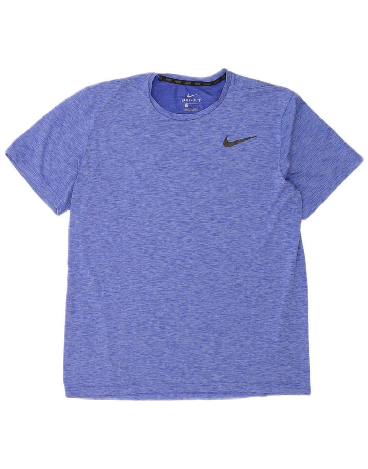 Ανδρικό μπλουζάκι Nike Dri Fit Μπλουζάκι από πολυεστέρα με μεγάλο μπλε φλύκταινα