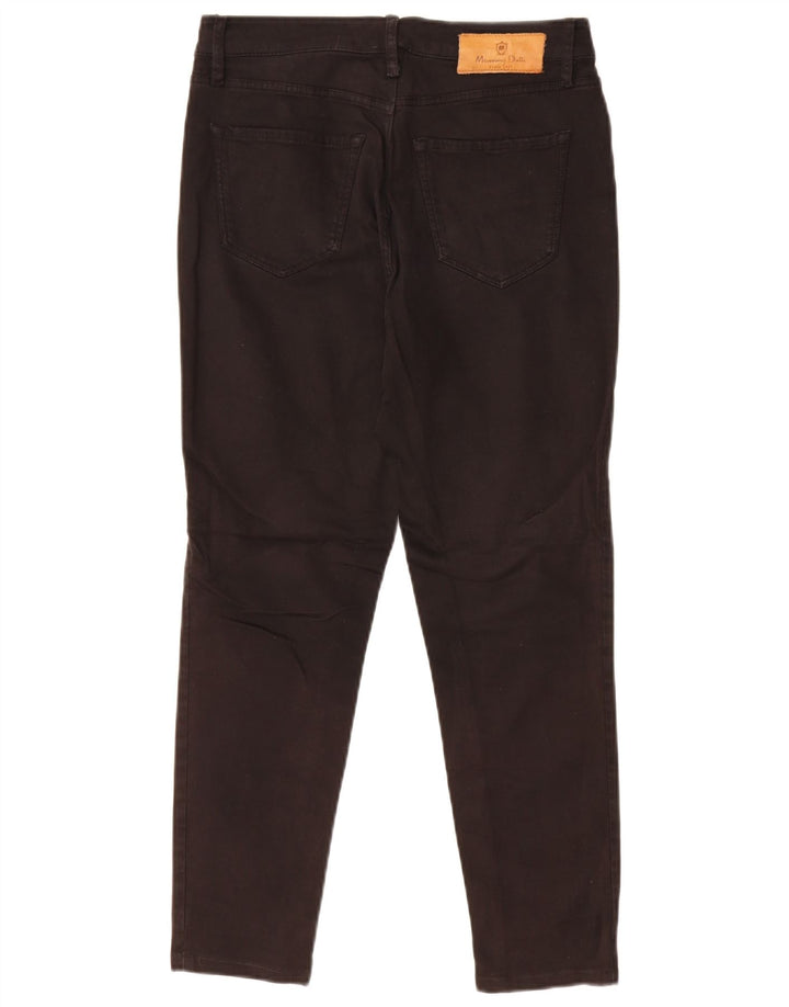 Massimo Dutti Γυναικεία Crop Skinny Jeans EU 40 Medium W30 L26 Black