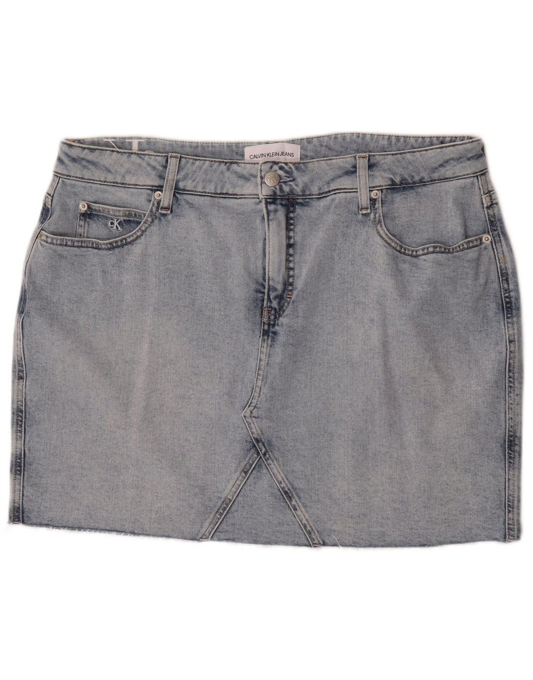 Γυναικεία Μίνι Τζιν Φούστα Calvin Klein W36 L17 Μπλε