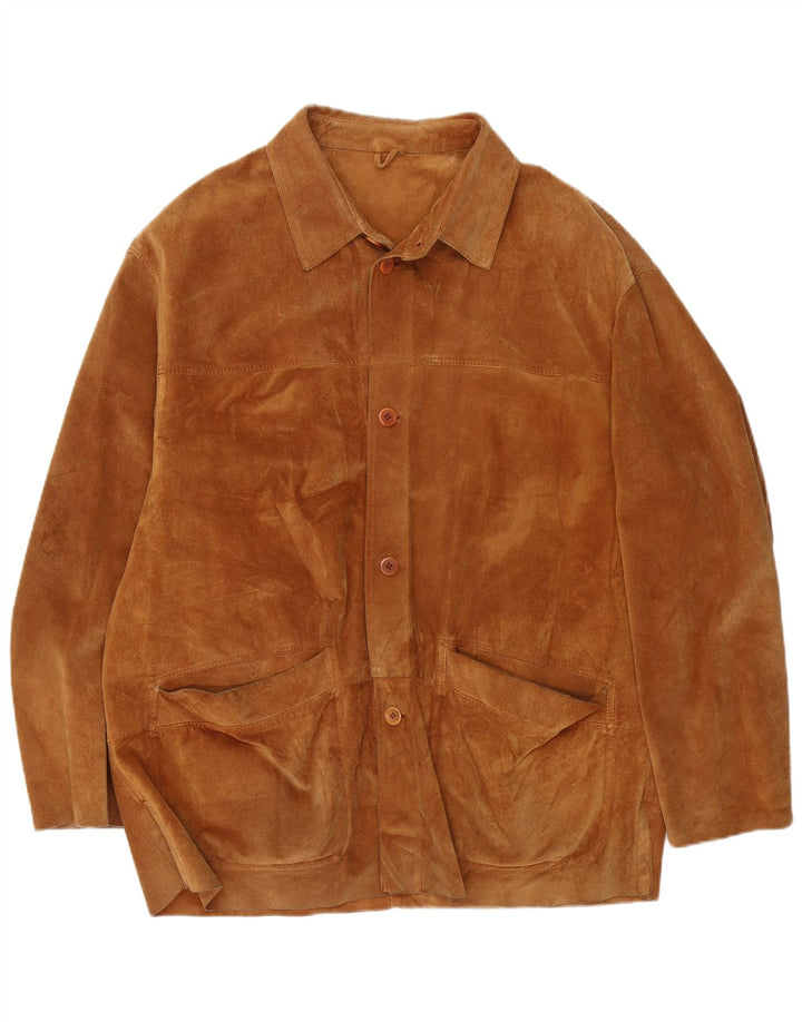 Ανδρικό Suede Jacket Conbipel IT 52 Large Brown Δερμάτινο