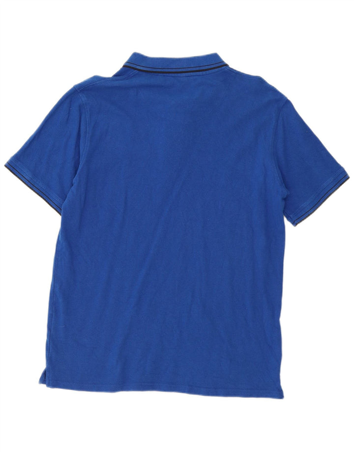 Lyle & Scott Ανδρικό Πόλο Μπλουζάκι 2XL Μπλε ριγέ βαμβακερό