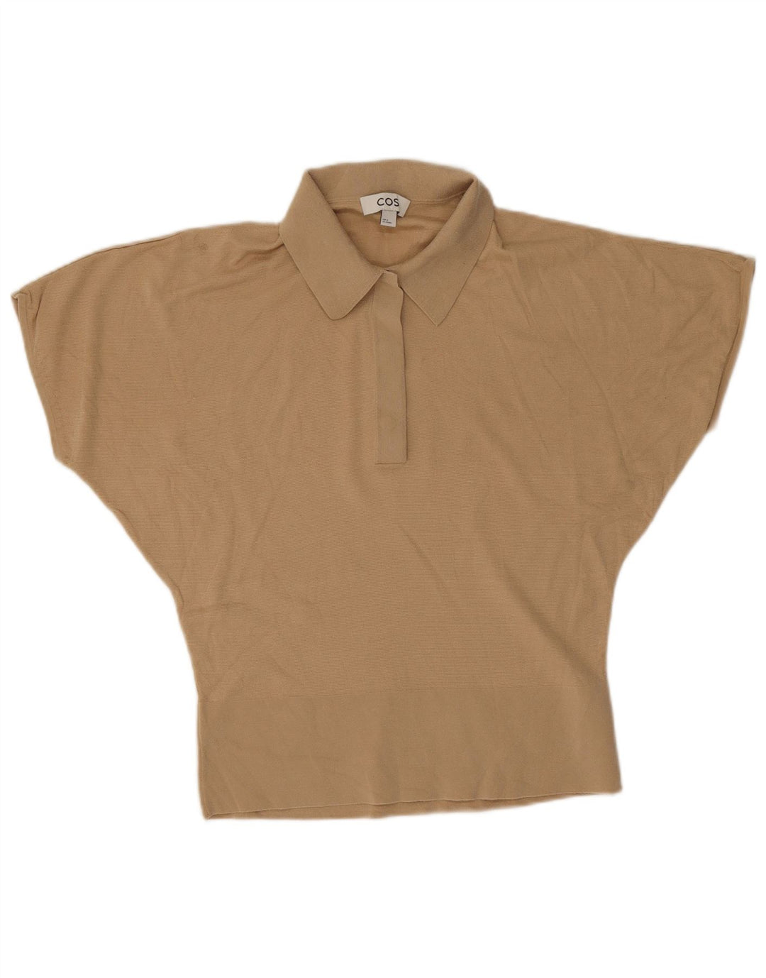 Cos Γυναικείο μπλουζάκι πόλο UK 14 Medium Beige