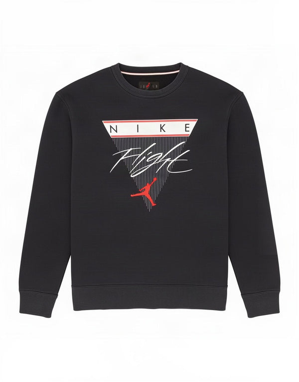 Jordan Mens Graphic Standard Fit Sweatshirt Jumper Large Black Cotton