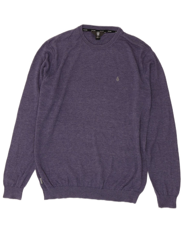Ανδρικό πουλόβερ Volcom Crew Neck Jumper Μεγάλο Μωβ Βαμβακερό