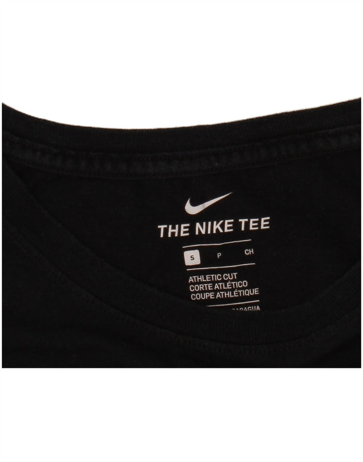 Ανδρικό μπλουζάκι NIKE με γραφικό αθλητικό κόψιμο τοπ Μικρό μαύρο