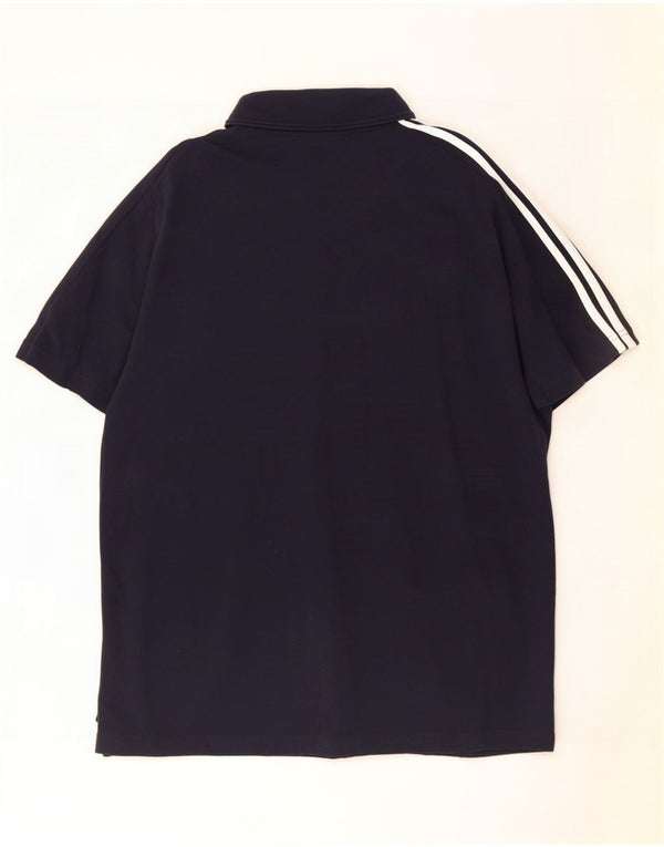 Ανδρικό μπλουζάκι Adidas Polo 2XL Navy Blue βαμβακερό