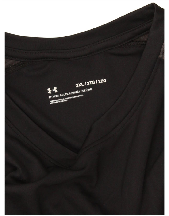 Under Armour Ανδρικό T-Shirt Top 2XL Μαύρο