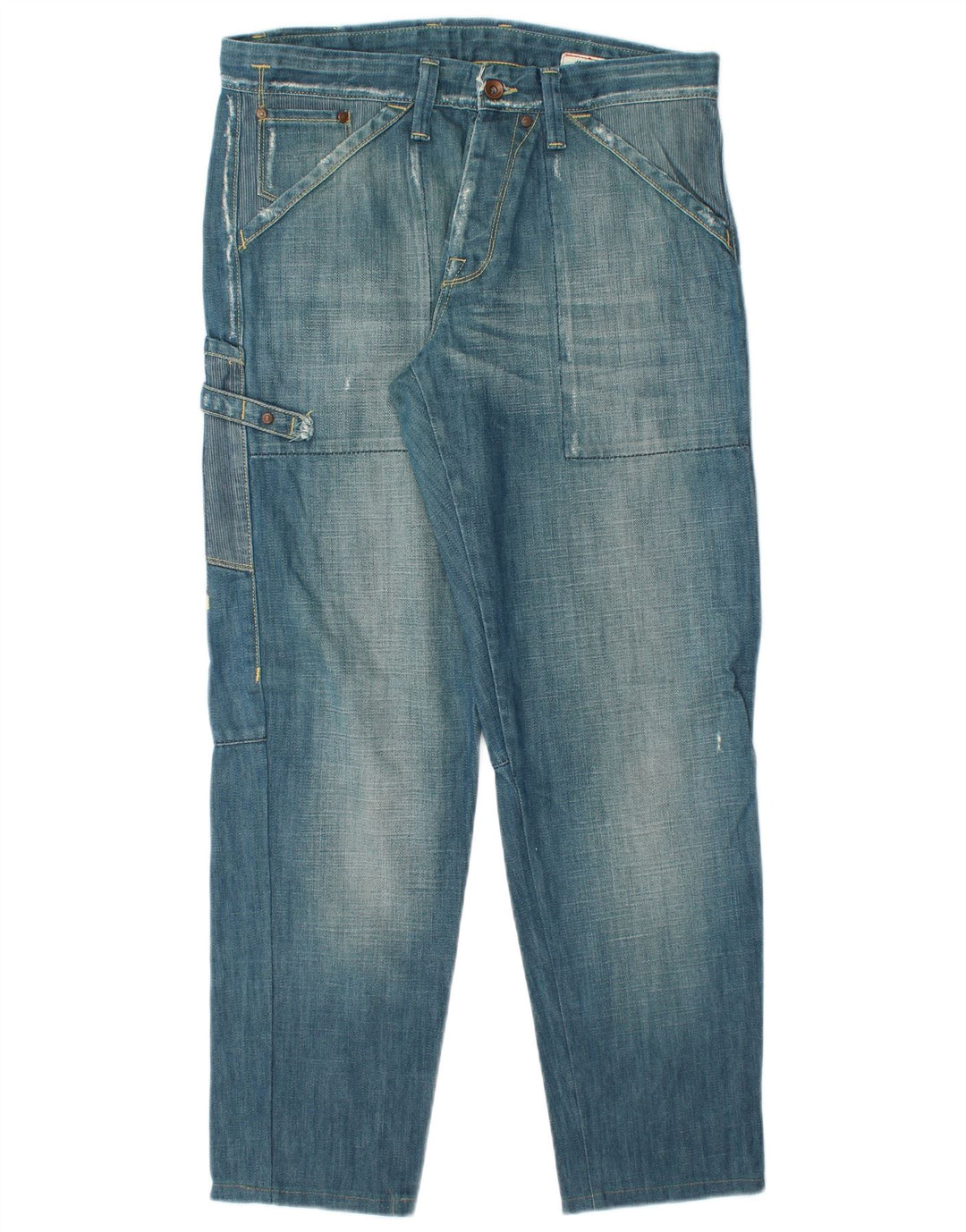 JACK & JONES Ανδρικό Τζιν Cargo Tapered W33 L30 Μπλε βαμβακερό