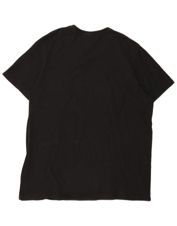 Ανδρικό γραφικό T-Shirt Adidas Top XL Μαύρο βαμβακερό