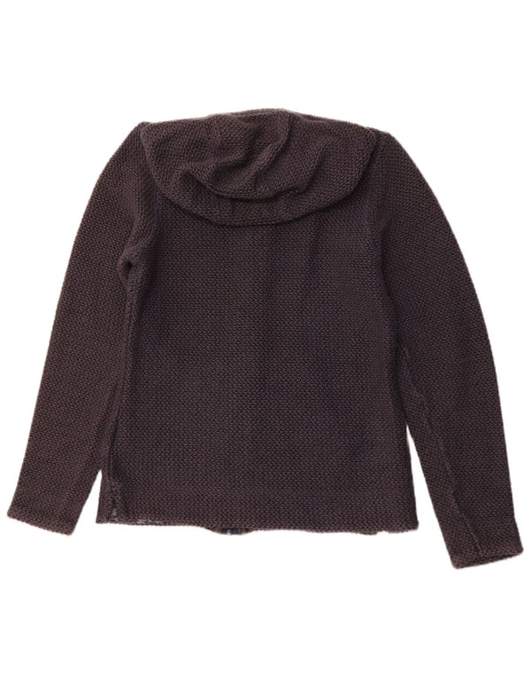 Γυναικείο πουλόβερ με κουκούλα WEIRD FISH UK 10 Small Navy Blue από βαμβάκι