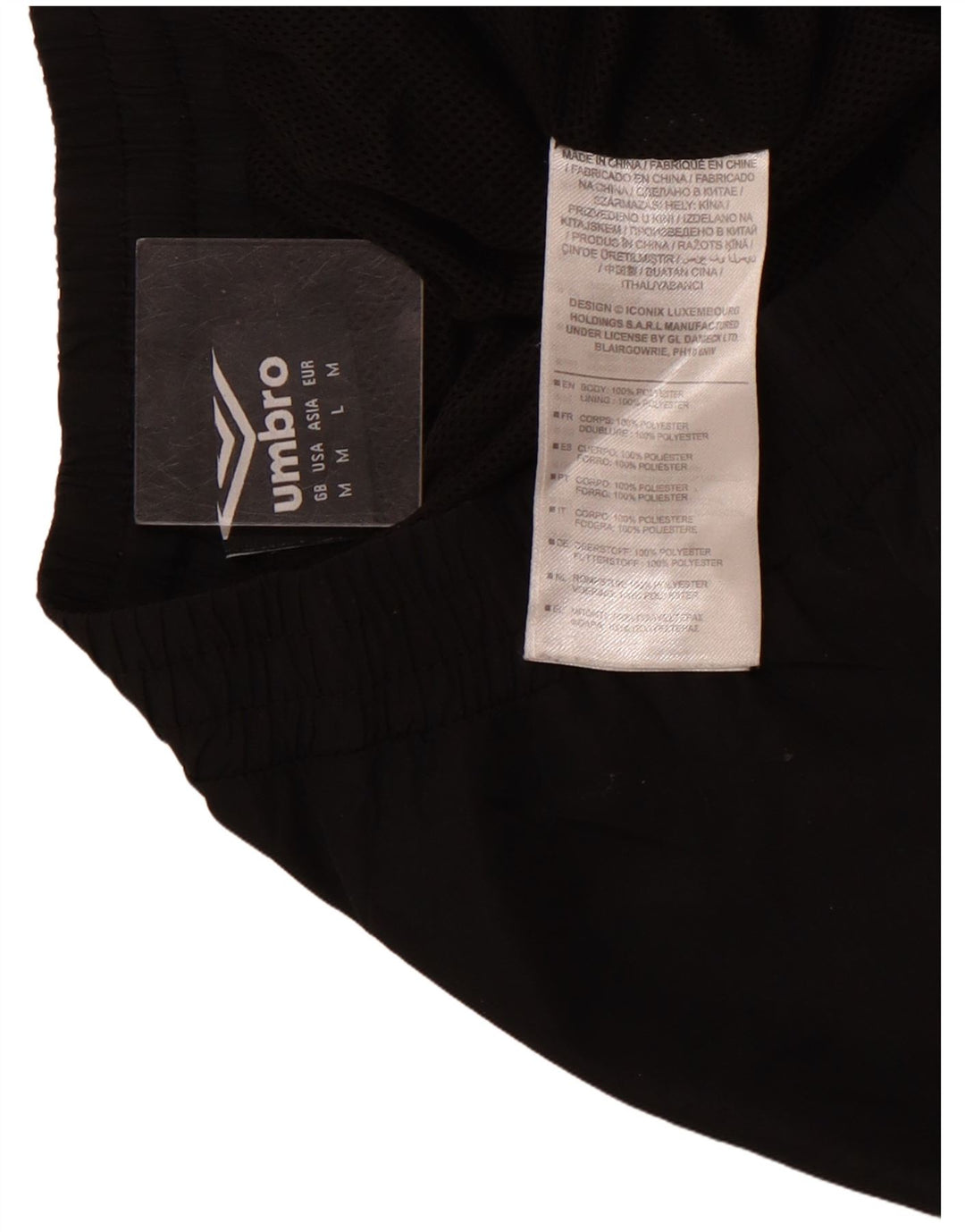 Γυναικεία αθλητική φόρμα UMBRO Παντελόνι UK 14 Medium Black Polyester