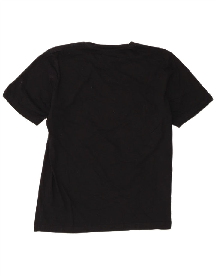 Ανδρικό γραφικό T-Shirt Diesel Top μεγάλο μαύρο βαμβακερό