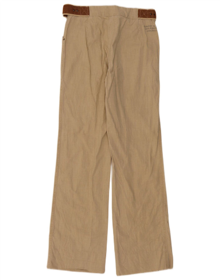 Murphy & Nye Γυναικείο Bootcut Casual Παντελόνι W26 L31 Μπεζ βαμβακερό