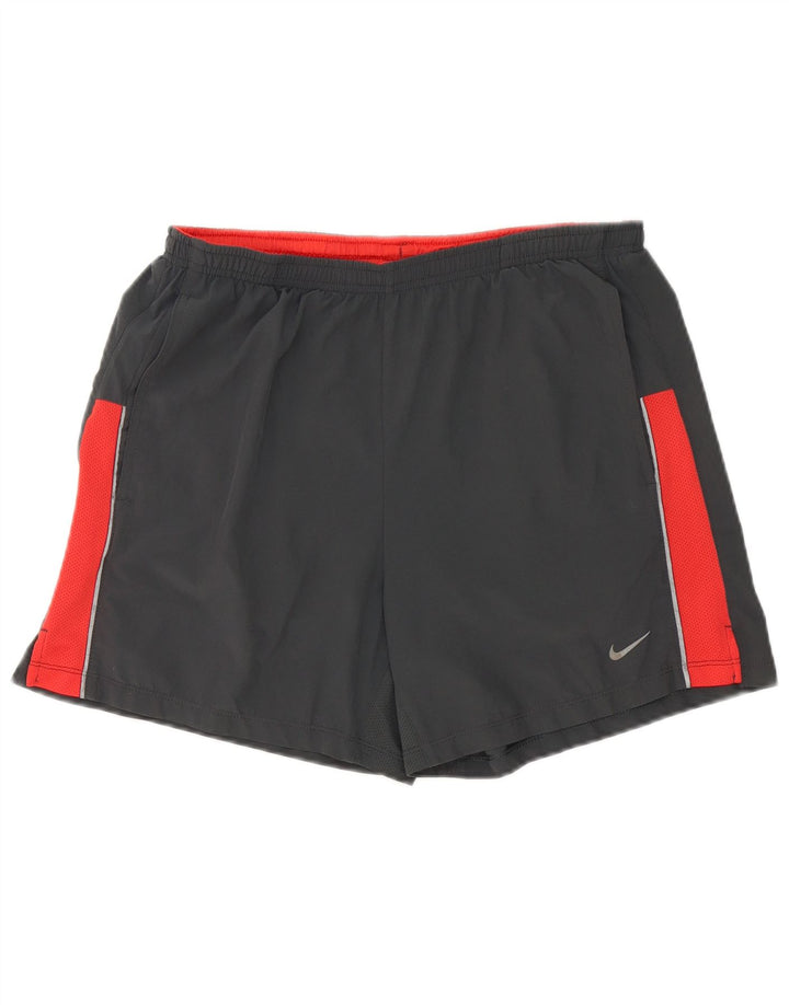 Ανδρικά σορτς Nike Dri Fit με μεσαίο γκρι χρώμα, πολυεστέρας