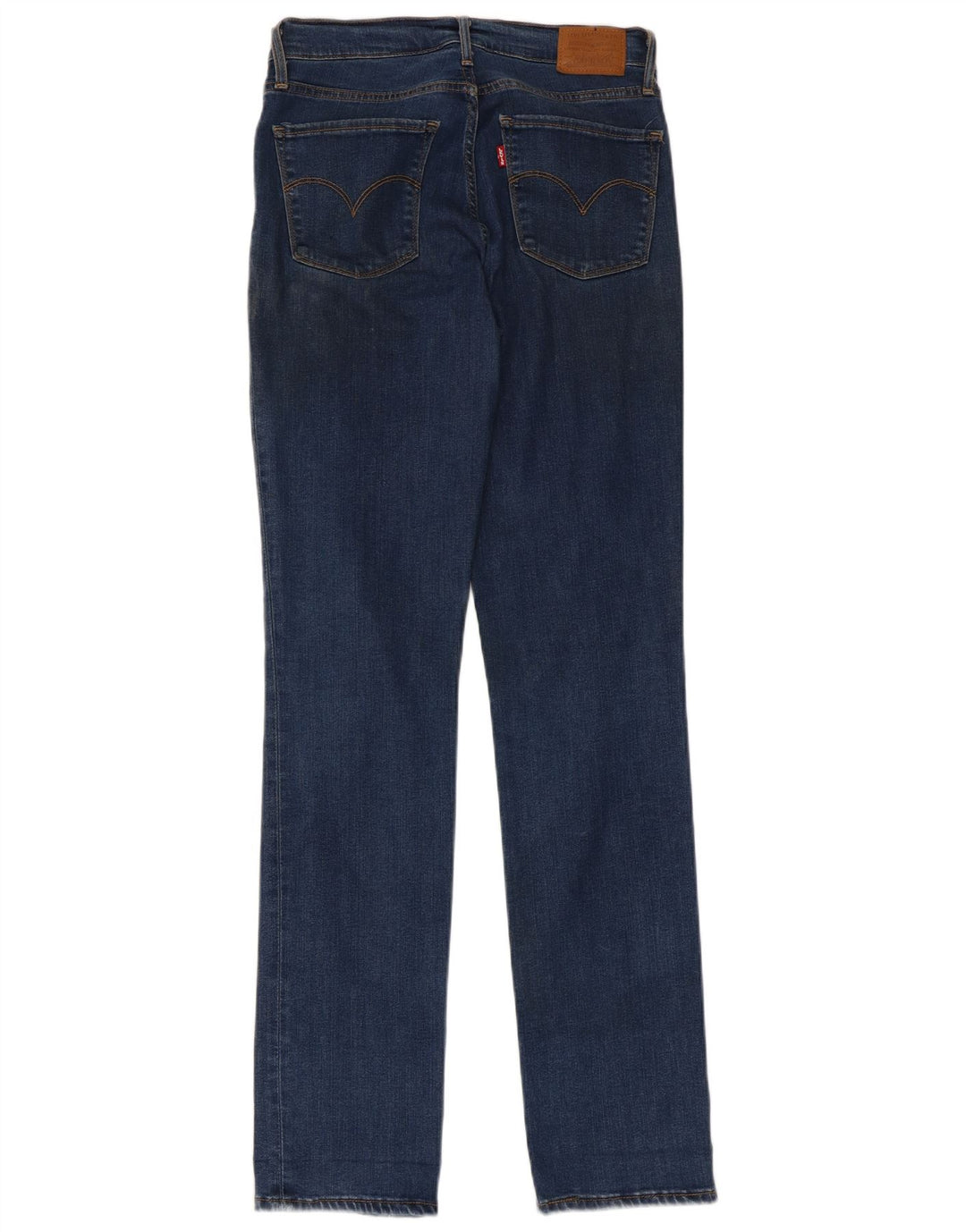 LEVI'S γυναικείο 724 ψηλό ίσιο τζιν W27 L32 Blue Lyocell