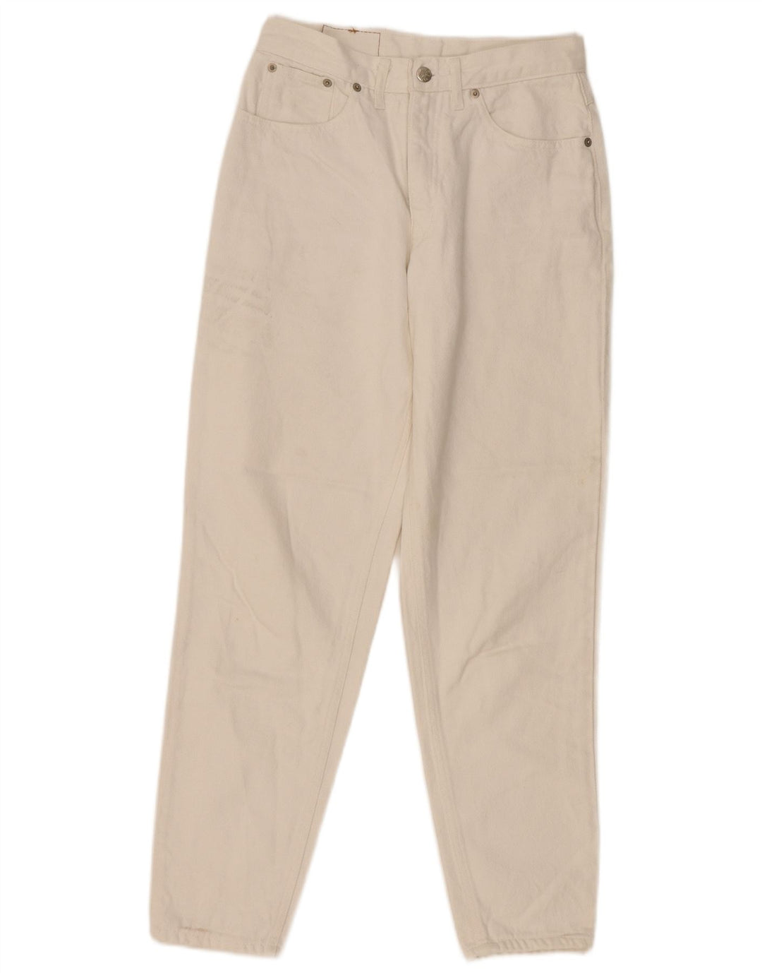 Americanino Γυναικείο ψηλόμεσο τζιν κωνικό W28 L28 Off White Classic