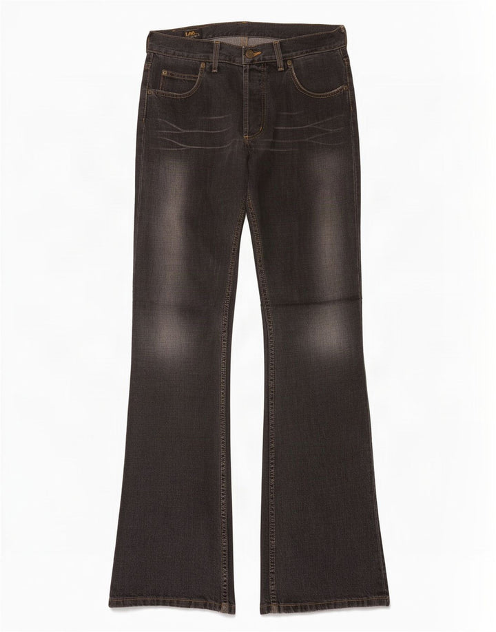Lee Womens Denver Bootcut Jeans W32 L36 Μαύρο βαμβακερό