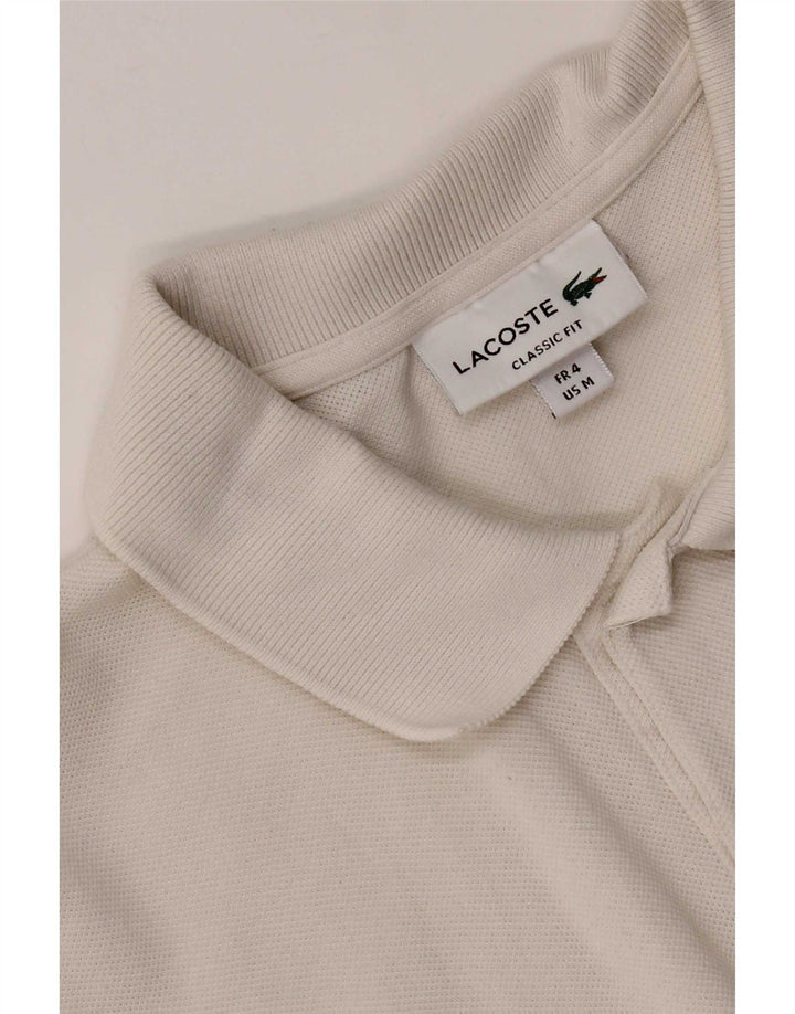 Ανδρικό πουκάμισο Lacoste Classic Fit Polo Μέγεθος 4 Μεσαίο λευκό