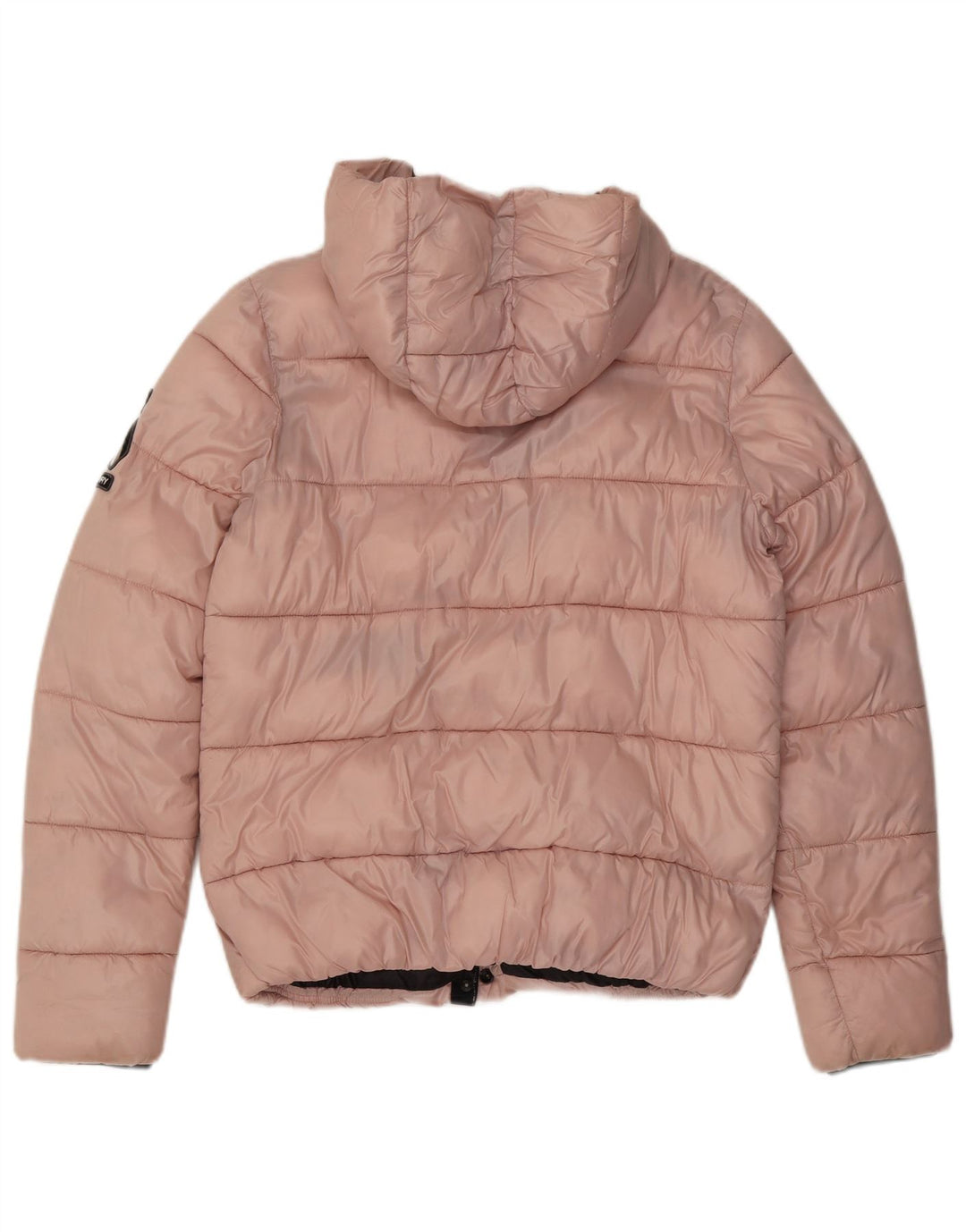 Superdry γυναικείο μπουφάν με κουκούλα UK 12 Medium Pink Nylon