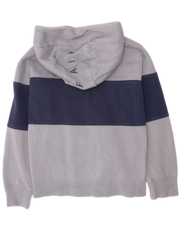 Πουλόβερ Nike Boys με φερμουάρ κουκούλα 8-9 ετών Small Grey Colourblock Cotton Sports