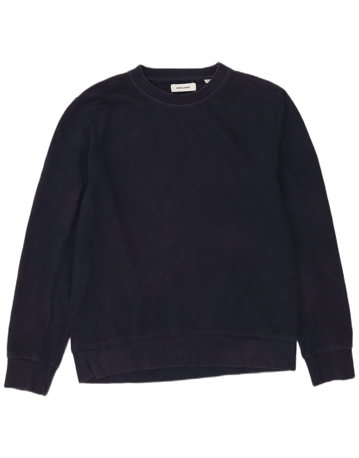 Ανδρικό φούτερ Jack & Jones Jumper Medium Navy Blue βαμβακερό