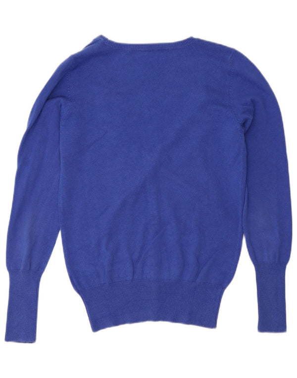 Zara Γυναικεία Ζακέτα UK 12 Medium Blue