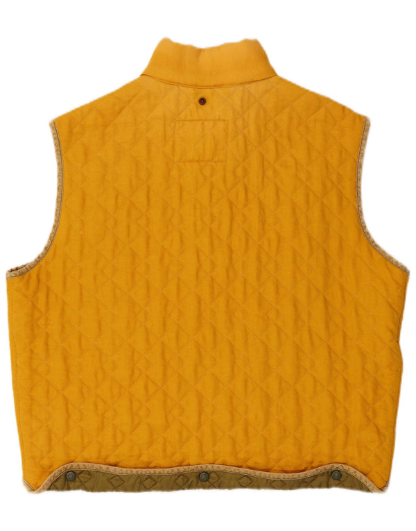 Best Company Ανδρικά καπιτονέ Gilet UK 38 Medium Yellow Polyamide