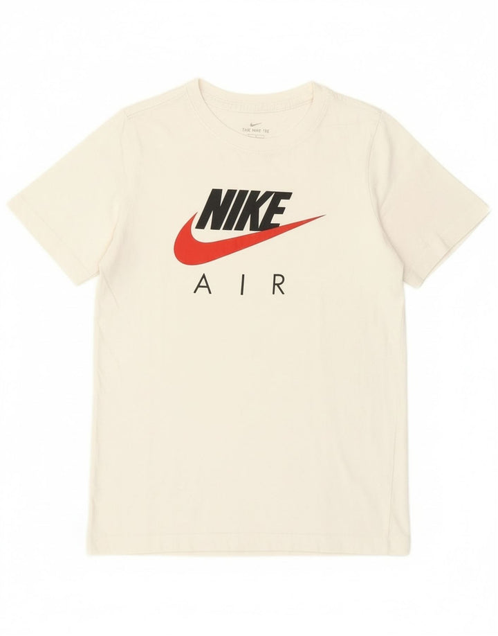 Μπλουζάκι Nike Boys Graphic T-shirt 12-13 ετών Μεγάλο από λευκό βαμβακερό