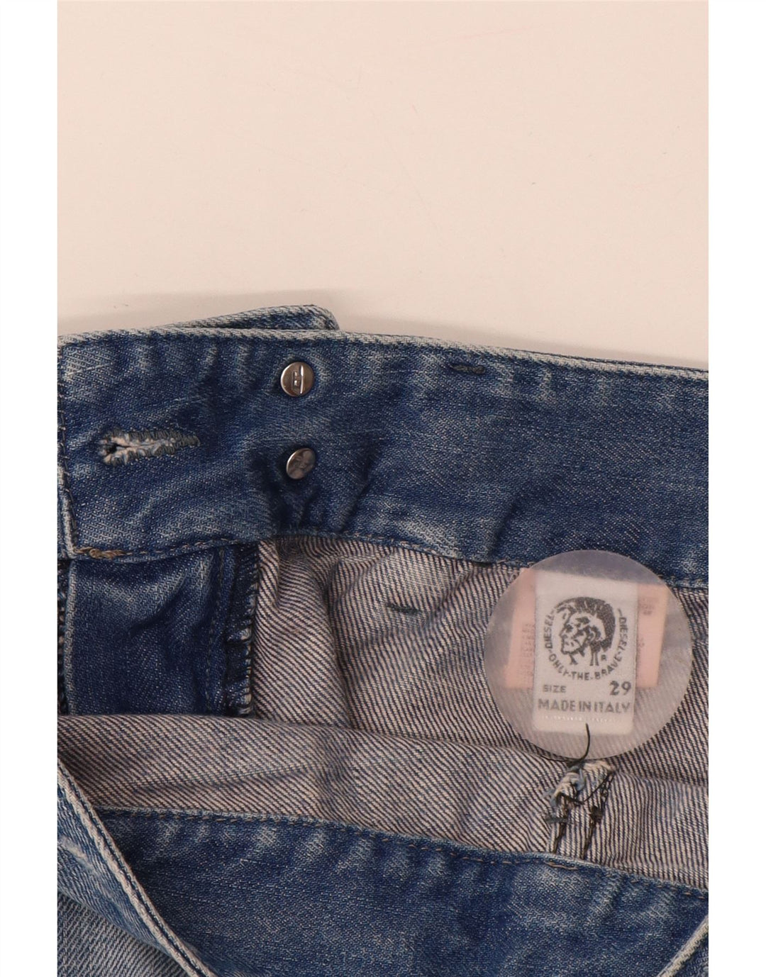 Γυναικείο DIESEL Distressed Slim Jeans W29 L32 Μπλε βαμβακερό