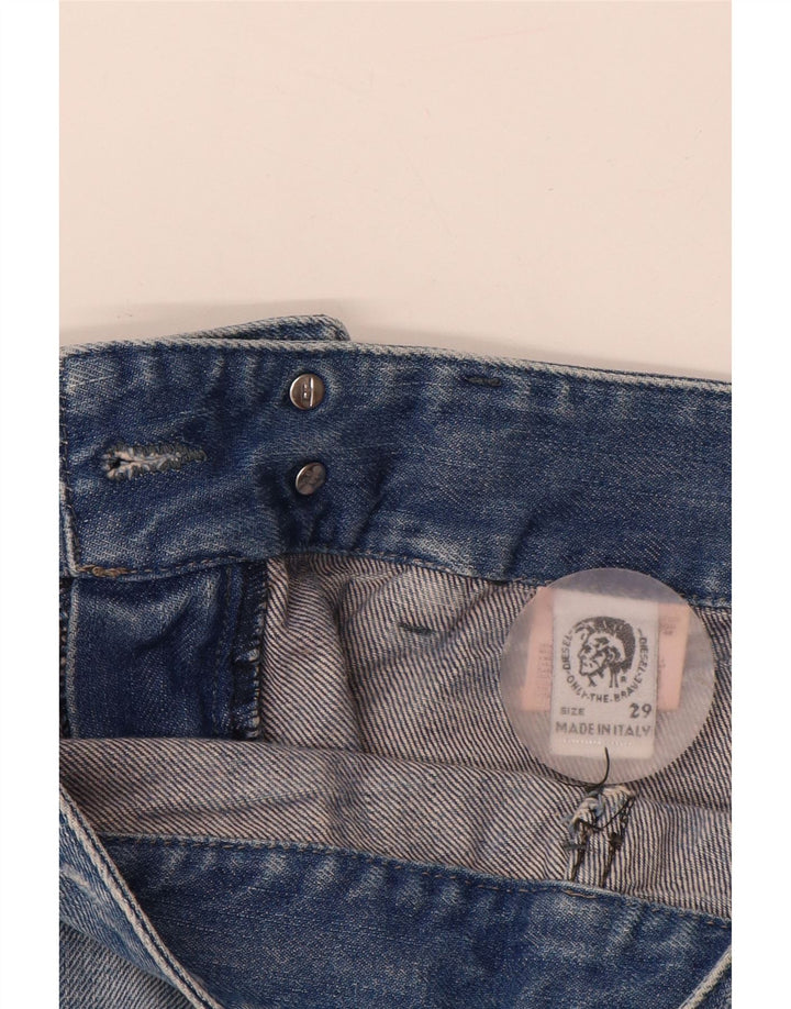 Γυναικείο DIESEL Distressed Slim Jeans W29 L32 Μπλε βαμβακερό