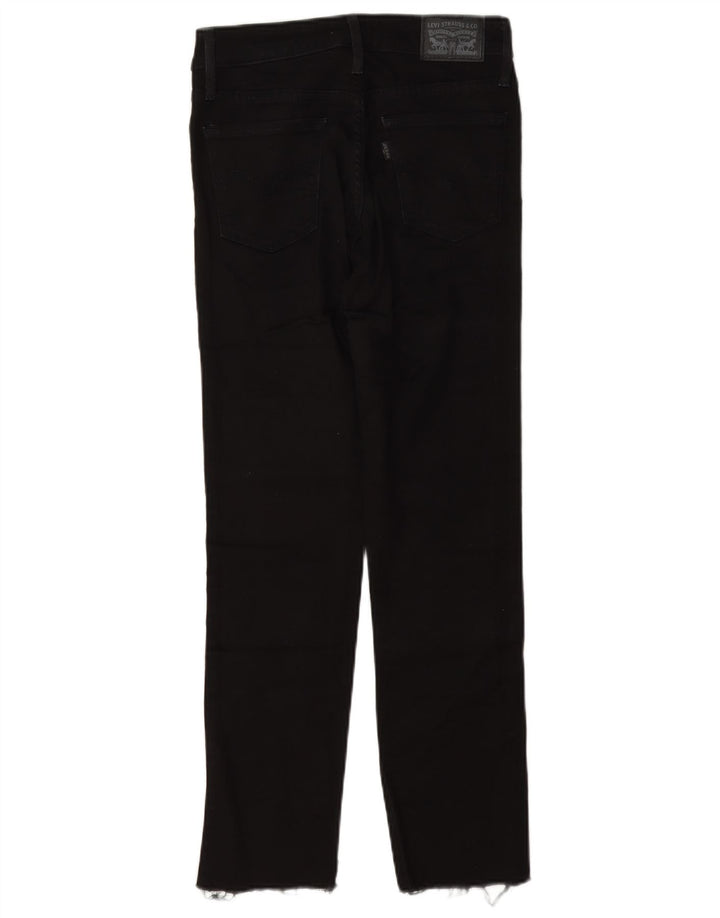Levi's Womens 712 Slim Jeans W25 L27 Μαύρο βαμβακερό