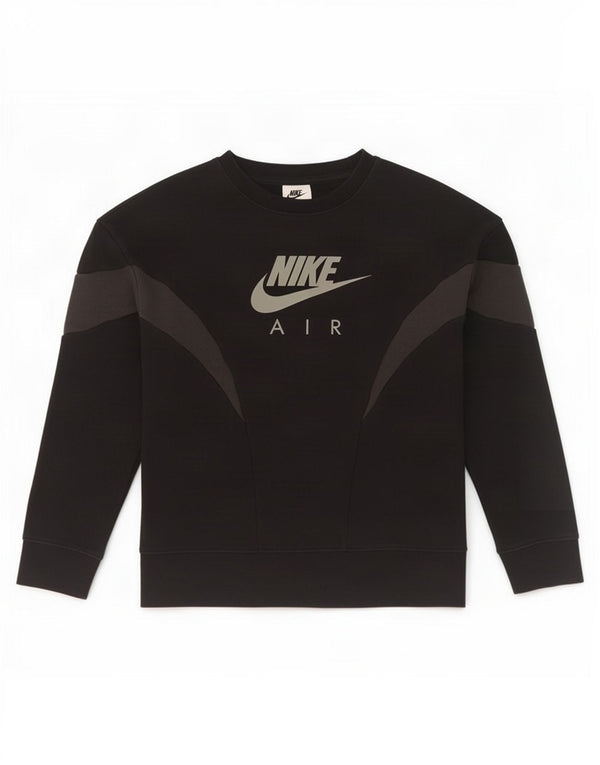 Γραφικό φούτερ Nike Girls, Jumper 8-9 ετών Small Black Colourblock