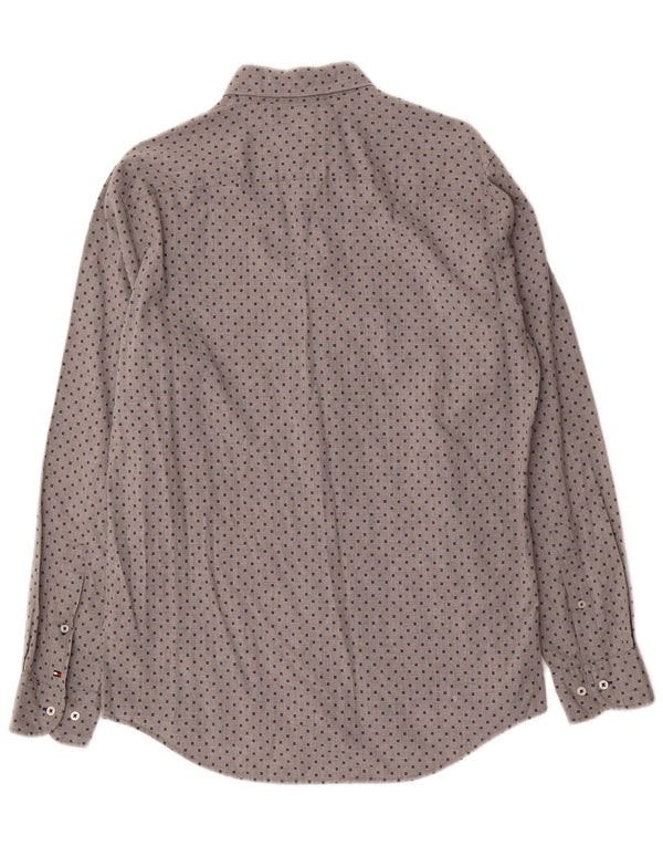 Ανδρικό πουκάμισο Tommy Hilfiger New York Fit Medium Grey Geometric