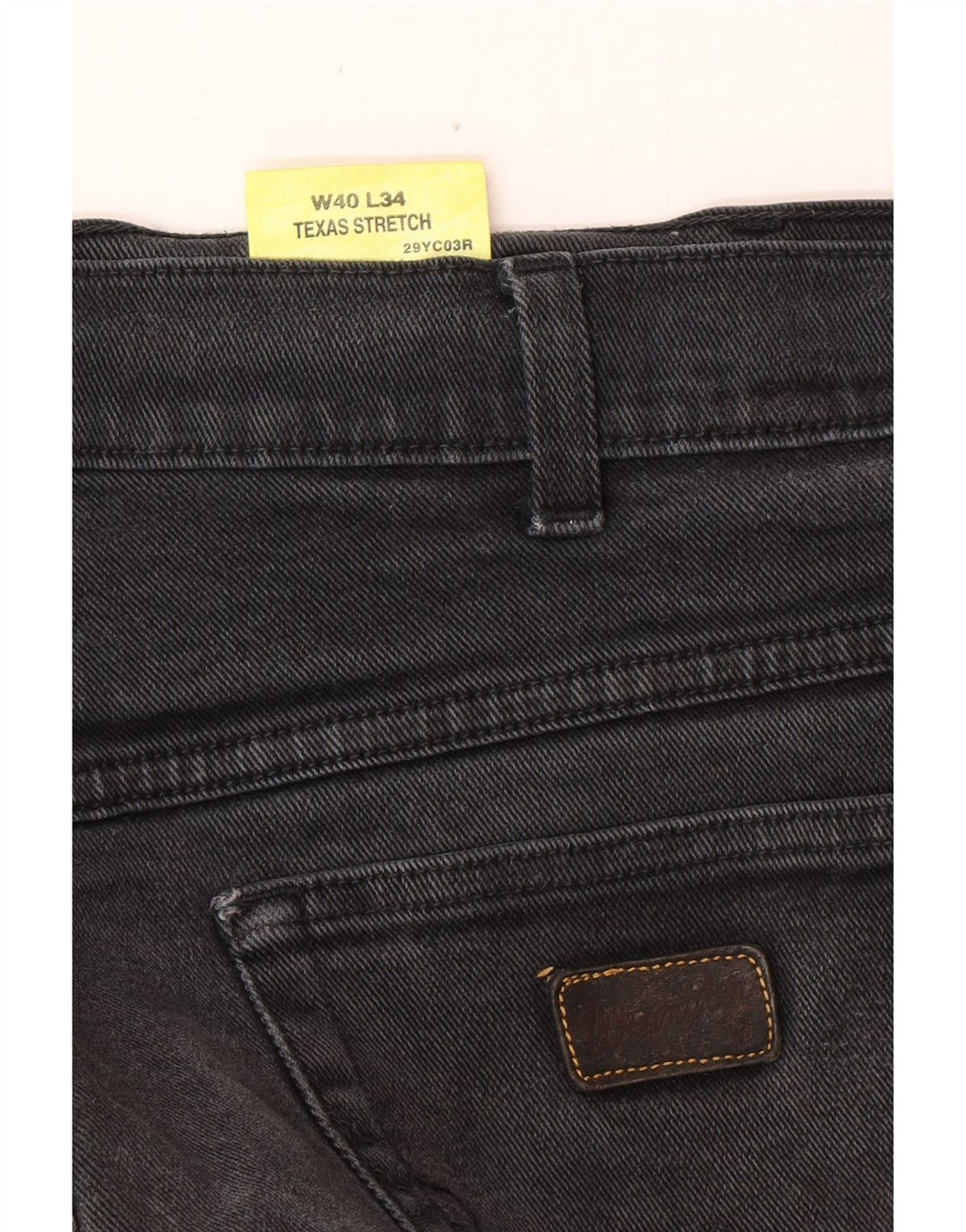 Ανδρικό τζιν ίσιο WRANGLER Texas Stretch W40 L34 Γκρι βαμβακερό