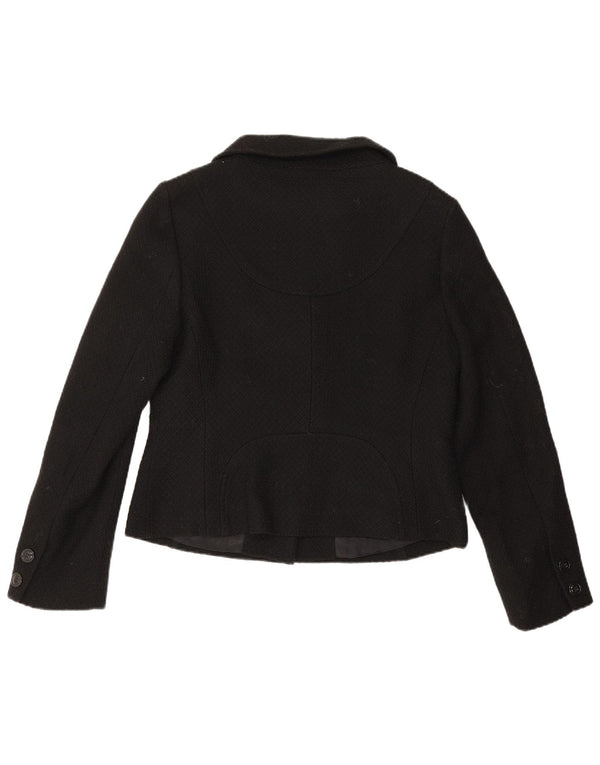 Hobbs Γυναικείο μπουφάν Bolero UK 14 Μέτριο Μαύρο Παρθένο Μαλλί