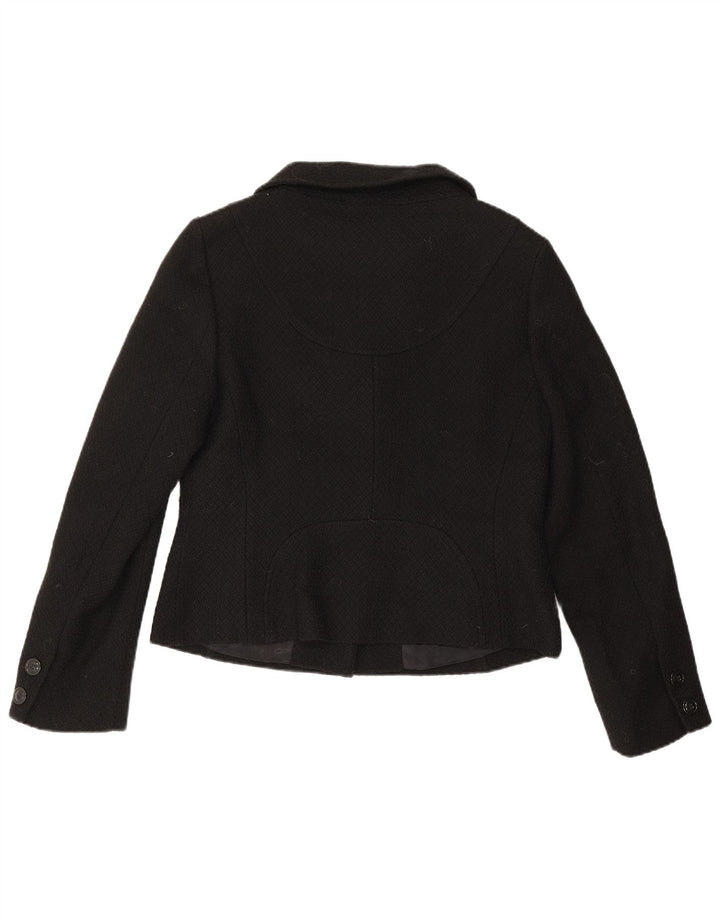 Hobbs Γυναικείο μπουφάν Bolero UK 14 Μέτριο Μαύρο Παρθένο Μαλλί