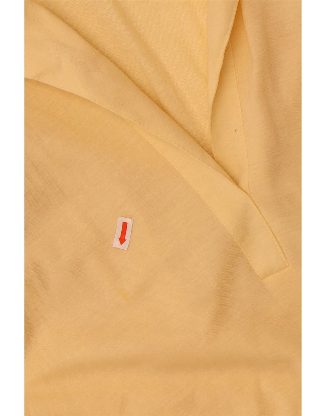 Vintage γυναικείο αμάνικο φόρεμα A-Line EU 40 Medium Yellow Polyester