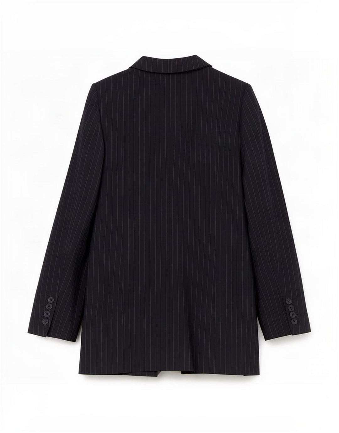 Reiss Γυναικείο μπουφάν σακάκι με 1 κουμπί UK 4 XS Navy Blue Pinstripe Polyester