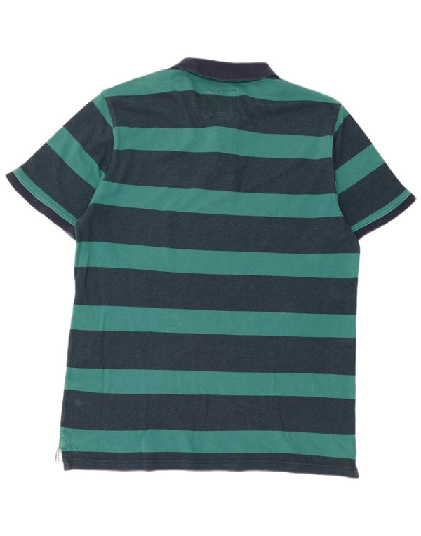 Crew Clothing Ανδρικό πουκάμισο πόλο XL Navy Blue ριγέ βαμβακερό