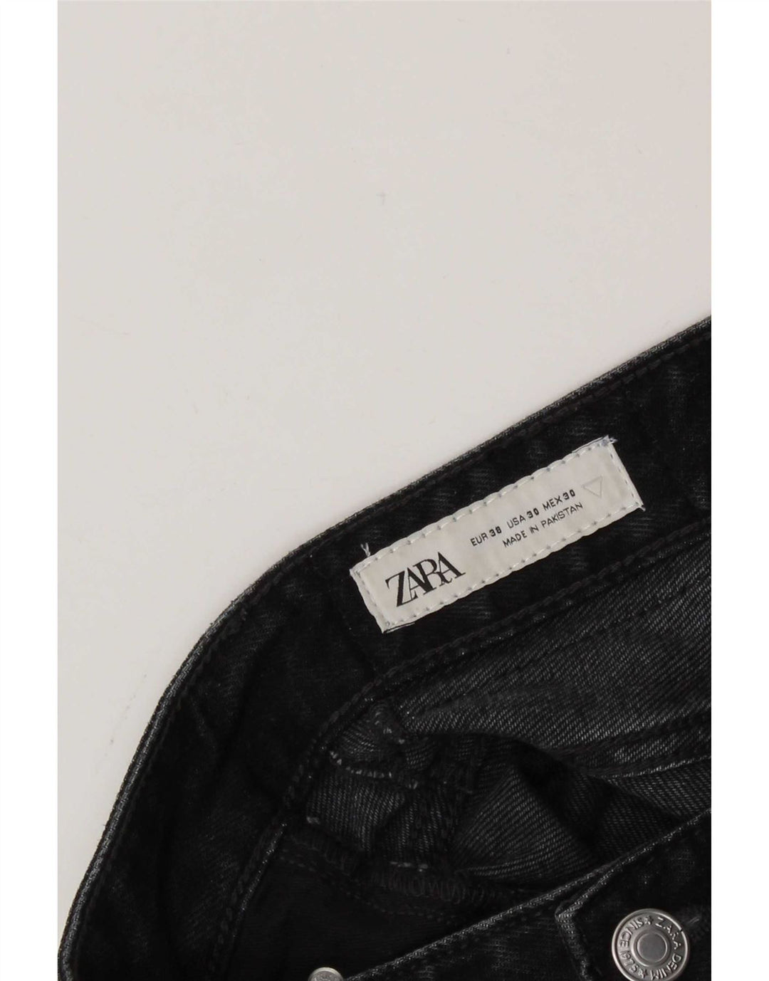Zara Ανδρικό Slim Jeans EU 38 Small W30 L29 Μαύρο