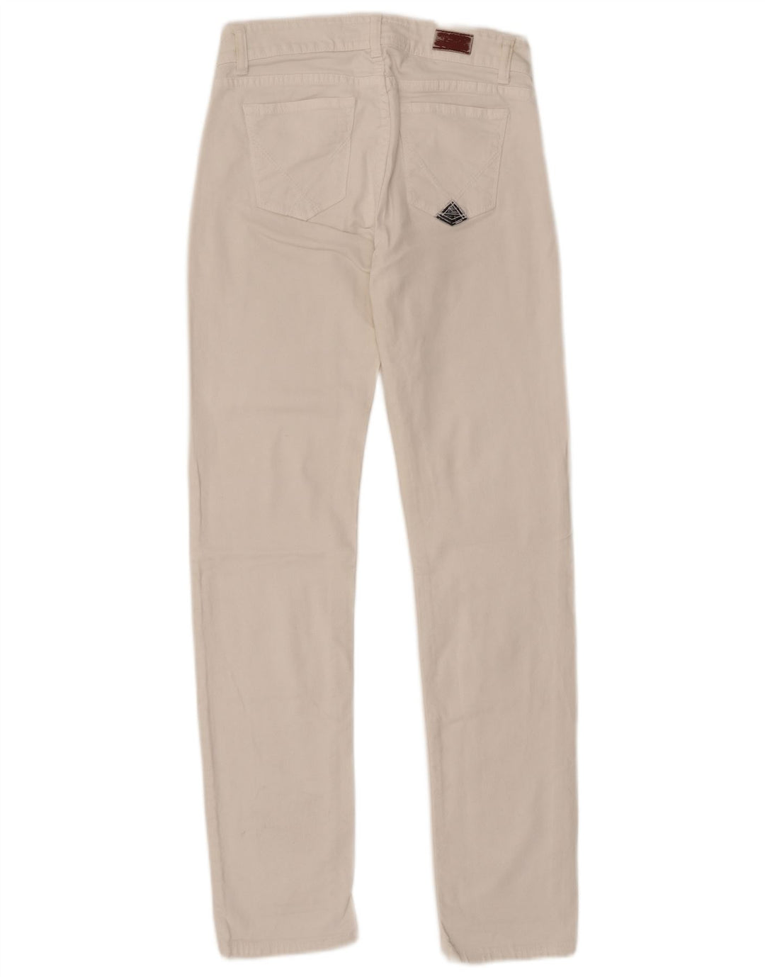 Roy Rogers Γυναικείο Slim Jeans IT 41 Medium W27 L31 Λευκό βαμβακερό